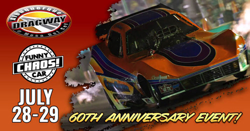 Funny Car Chaos 60th anniversary event